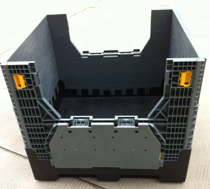 Made in China Plastic Collapsible Pallet Container Plastic Pallet Boxs Heavy Duty Foldable Pallet Crate