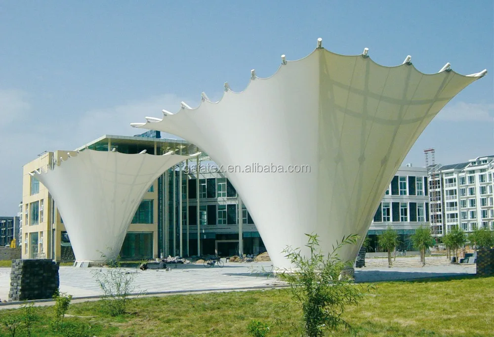 
PVC Coated Tarpaulin for Soft Tensile Membrane Sturcture 