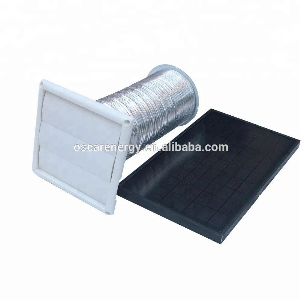 Вытяжной вентилятор OSF на солнечной крыше чердака