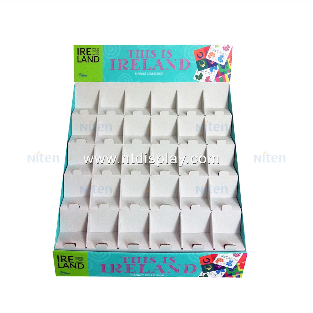 Cardboard material display racks contact lens counter display for optical store