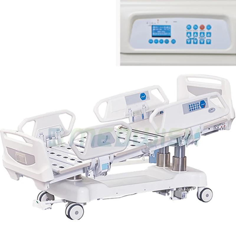 Китай производители семь функций электрическая icu Больничная кровать со встроенным пультом управления