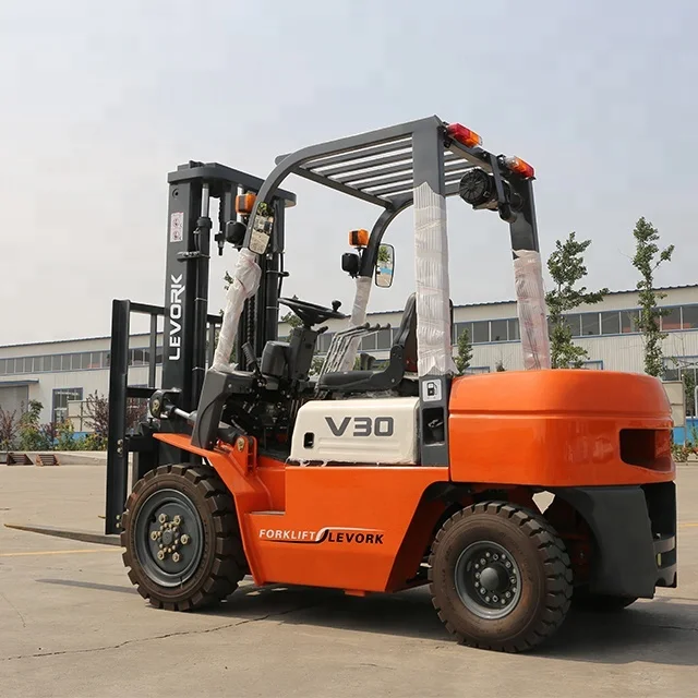 
LEVORK 4 ton diesel manual hydraulic forklift for sale 