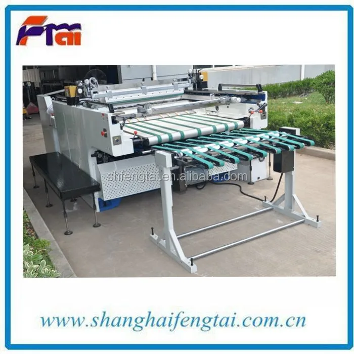 Shanghai Fengtai Company Manual spot UV screen printing machine price