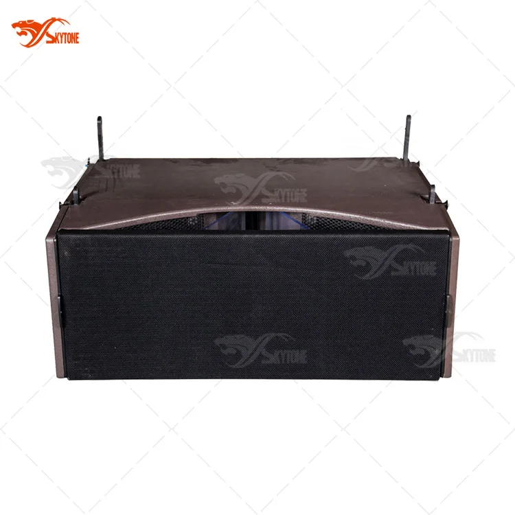 Линейный массив 2x12 дюймов мощный наружный трехсторонний Полнодиапазонный линейный массив-динамик