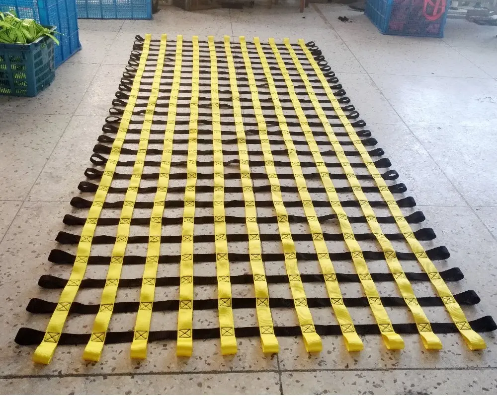 
Сетка из полиэстера, регулируемая грузовая сетка для грузовика, для внедорожника, грузовая сетка для скалолазания 