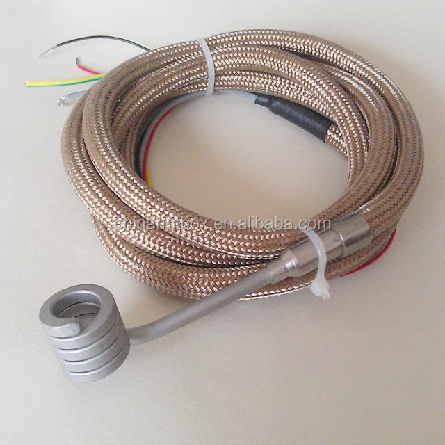 Industrial built in thermocouple hot runner coil heater