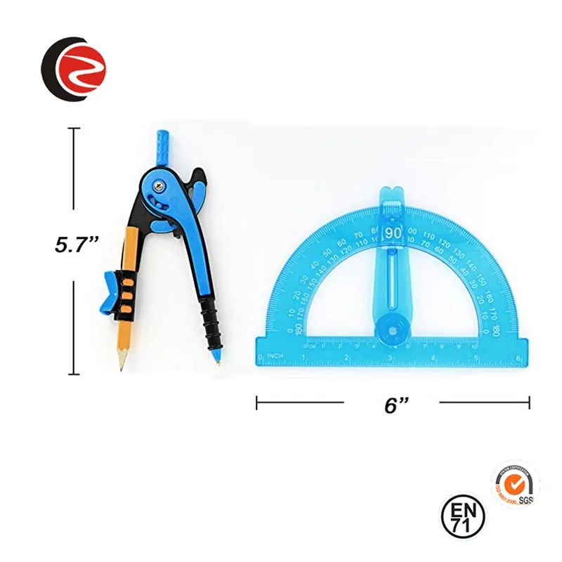 compass ruler set for office