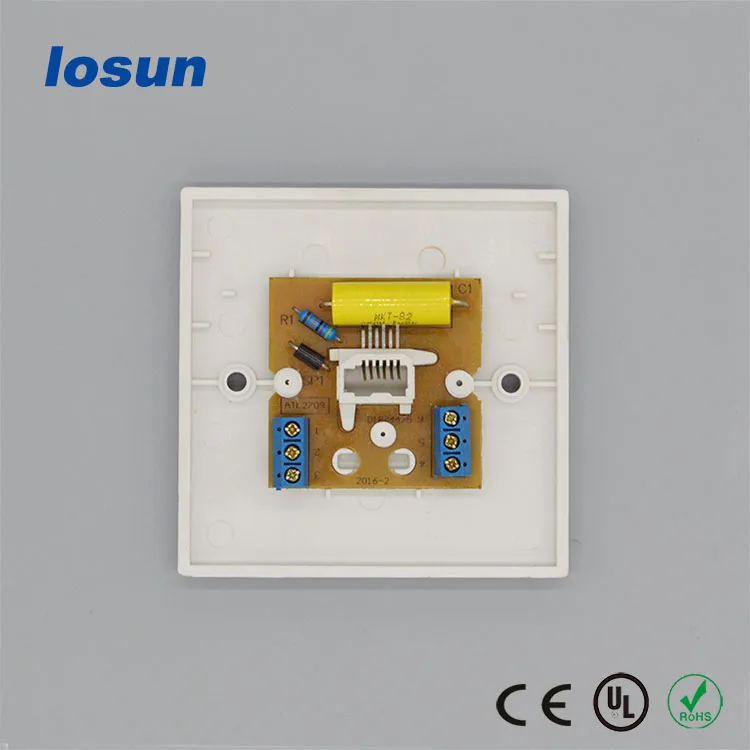 
RJ11 3/1A face plate telephone box 