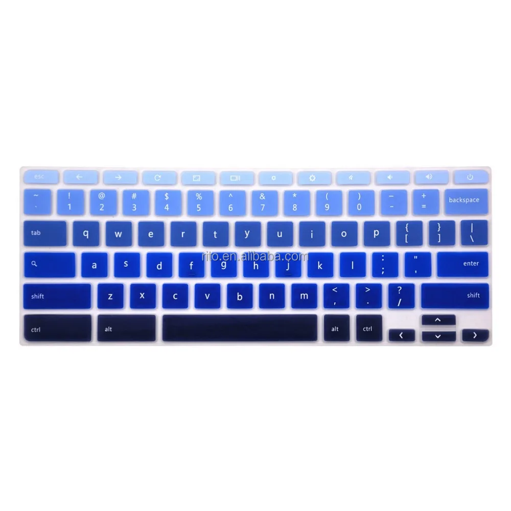 For Acer Chromebook Keyboard Cover, Ombre Blue Keyboard Skin For Acer CB3 131