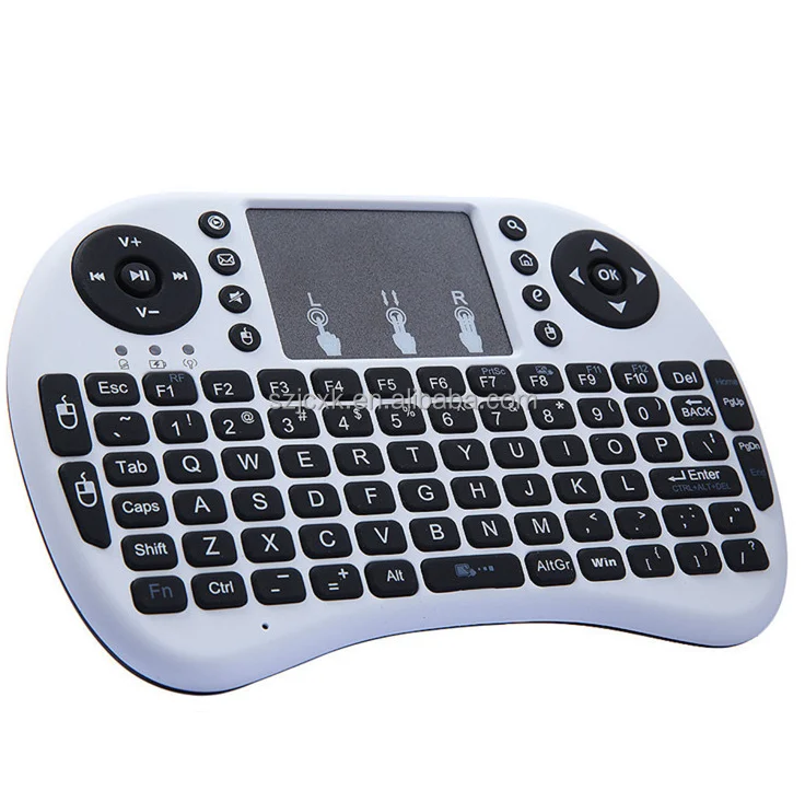 
New design Rii 8 2.4G Mini Wireless Keyboard with LED rii8 black Touchpad for computer,Mobile phone,TV box and PTV 