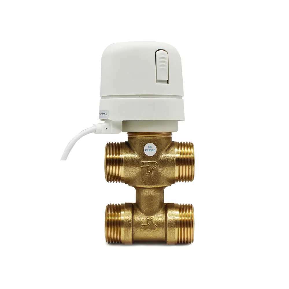 2way 3 way DN20mm thermostatic radiator valve head actuator electric thermal valve for floor water heating