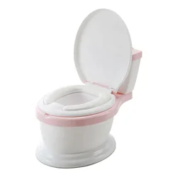 Emulational baby potty training seat