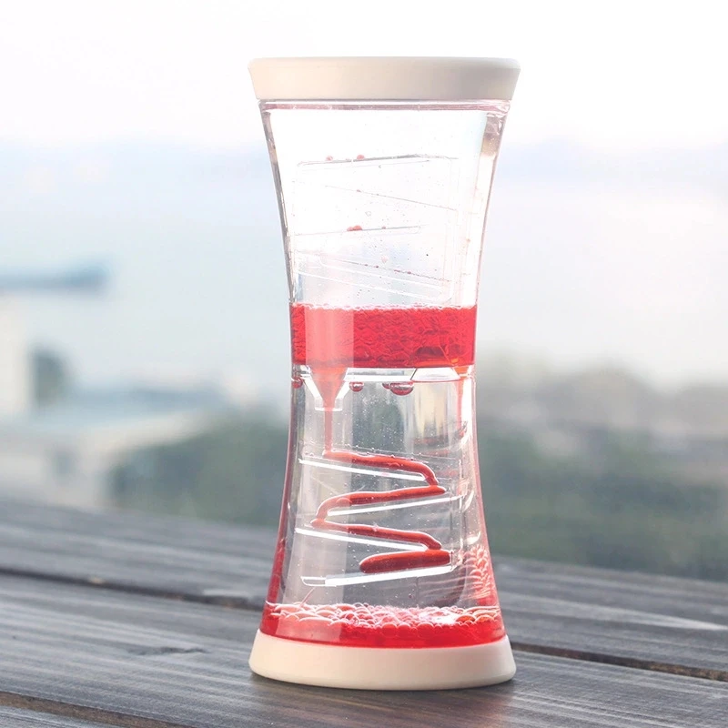 Wholesale acrylic liquid sandglass & hourglass & oil timer