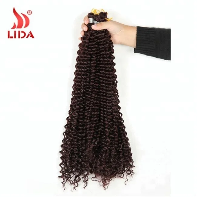 
kinky curly Bohemian Crochet hook kanekalon fiber braiding 