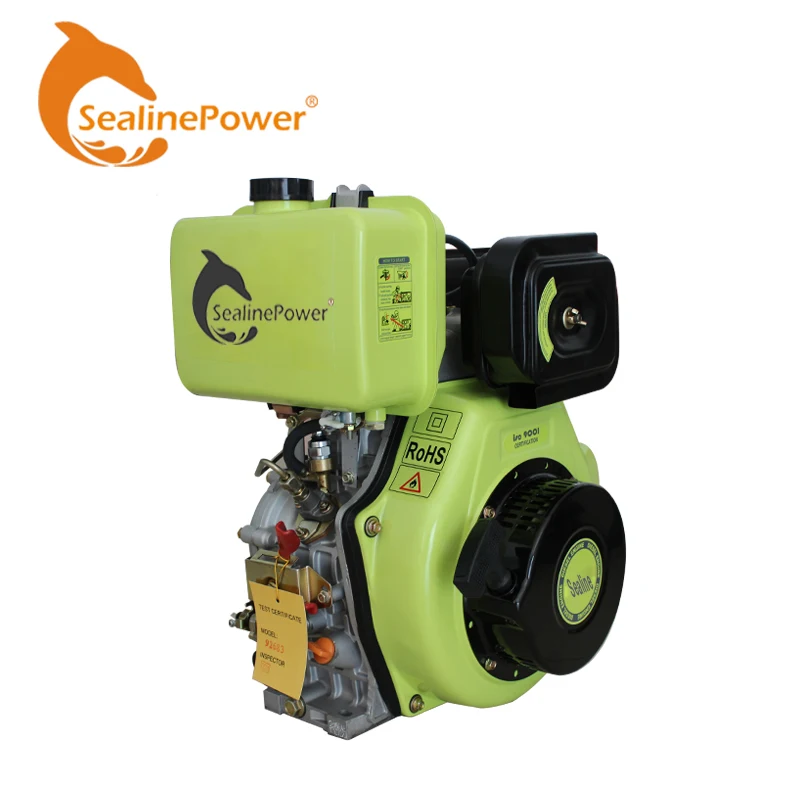 16HP Diesel Engine Air-cooled Single Cylinder 4 Stroke 192F Diesel Engine