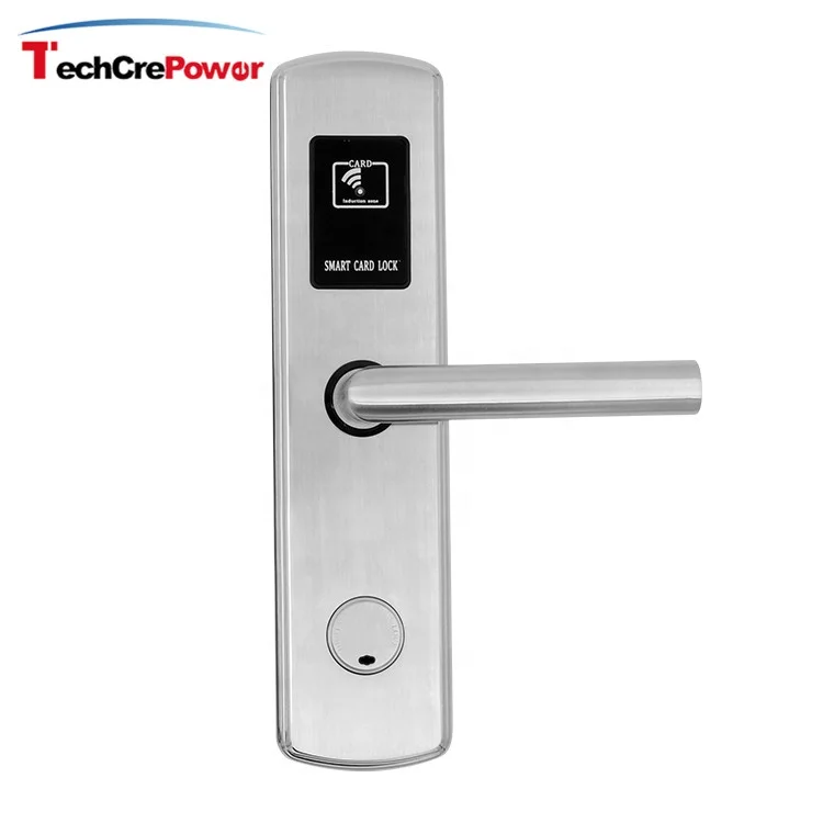 E601 Electronic Smart RF Card Swipe Door Lock System Stainless Steel Hotel Lock