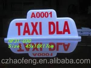HF31-030 taxi top light box taxi advertising light box taxi top advertising light box