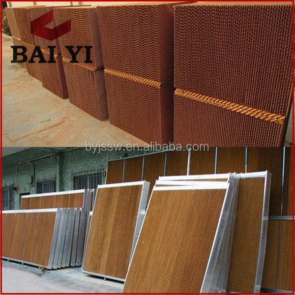 Greenhouse Evaporative Cooling Pad / Wet Pad / Water Curtain For Sale