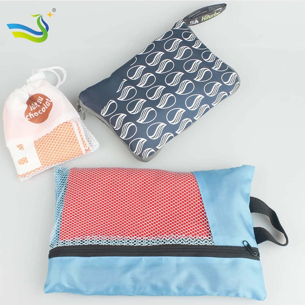 Amazon Best seller300gsm  microfiber sports towel and beach towel with portable carry bag