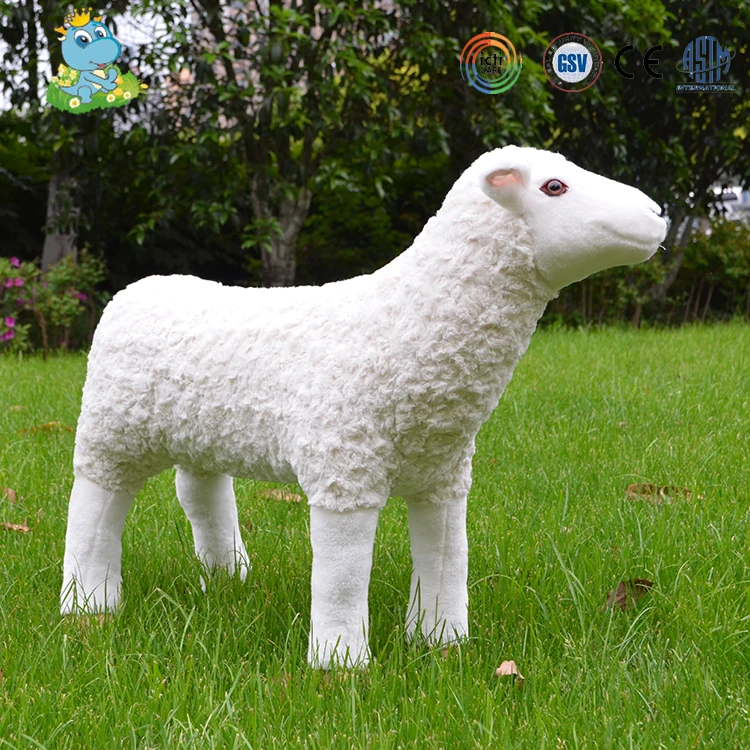 ICTI factory Simulated animal cartoon sheep children chairs plush stuffed animal sofa