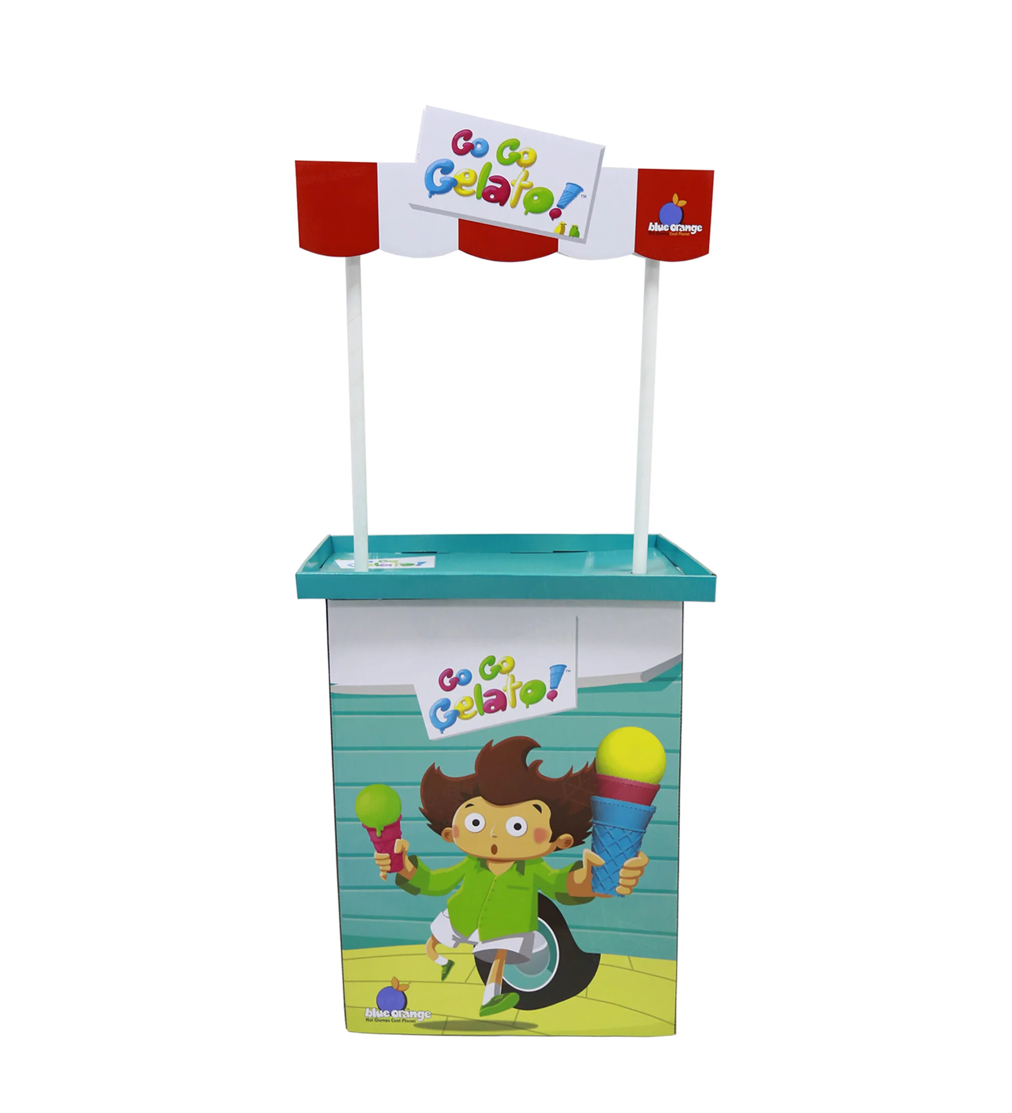 Pop up Promotion Counter Table Flexible cardboard table Display Kiosk stand table