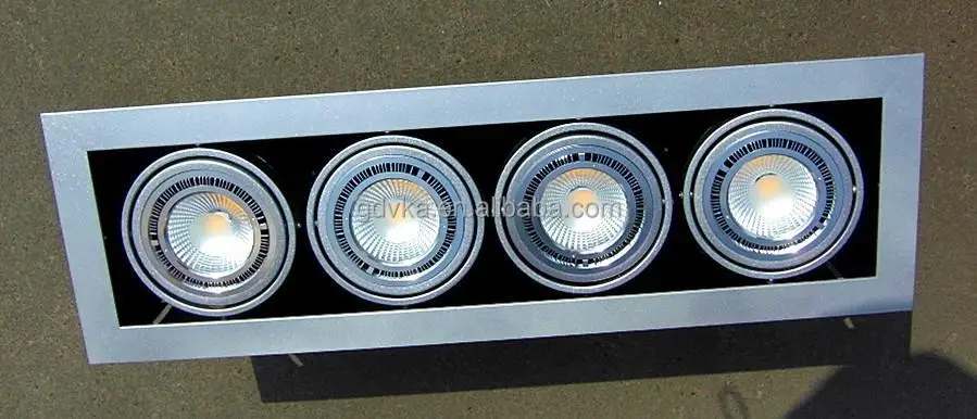 
40w double ar111 square LED COB Downlight retrofit 