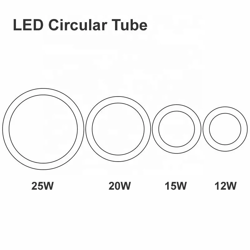 dia 205, 225mm 300mm ceiling t9 ring led lamp