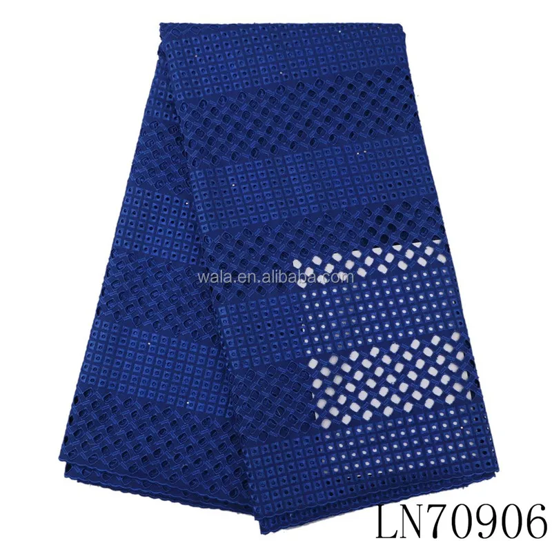 LN70906 latest saree design 2017 polish lace fabric african swiss voile for lady dress