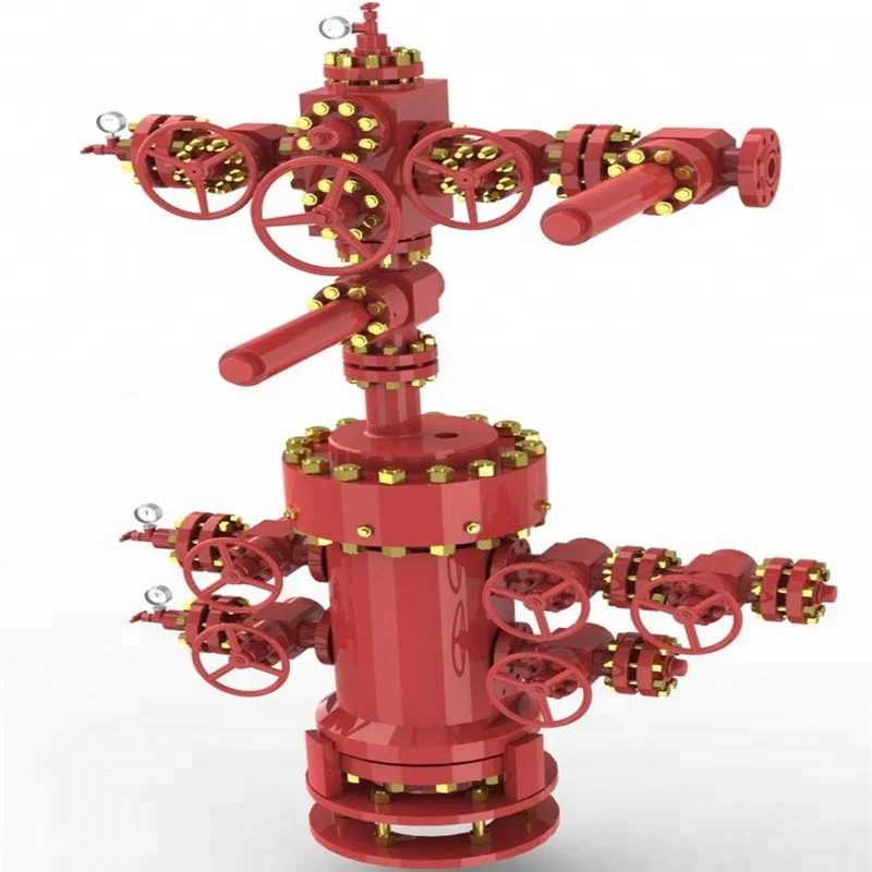 unused Oil and gas Well Wellhead Christmas Tree