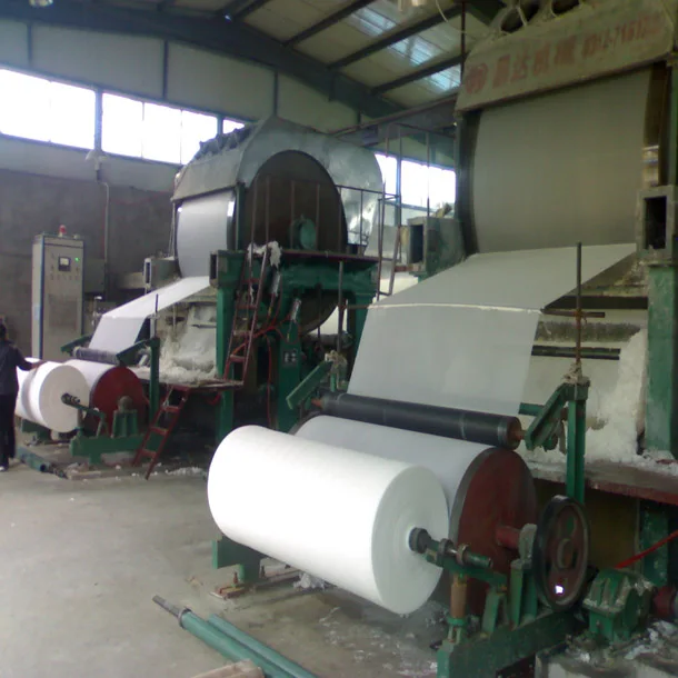 second hand mini a4 paper recycling machine mill in china