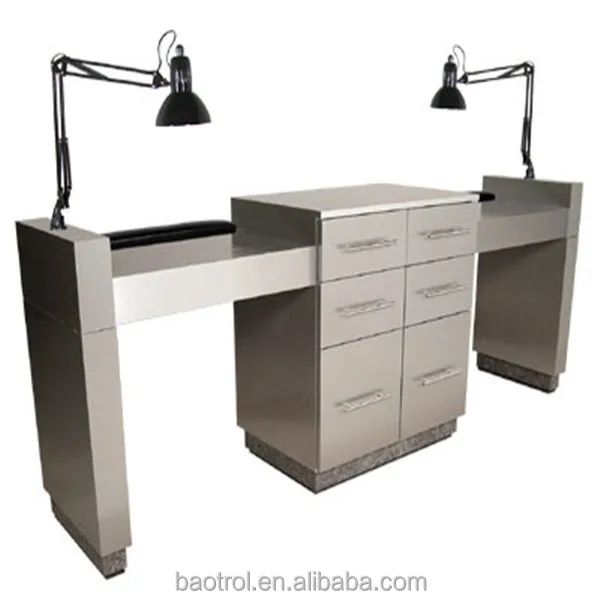 Customized modern design manicure table pure/modified acrylic solid surface nail table