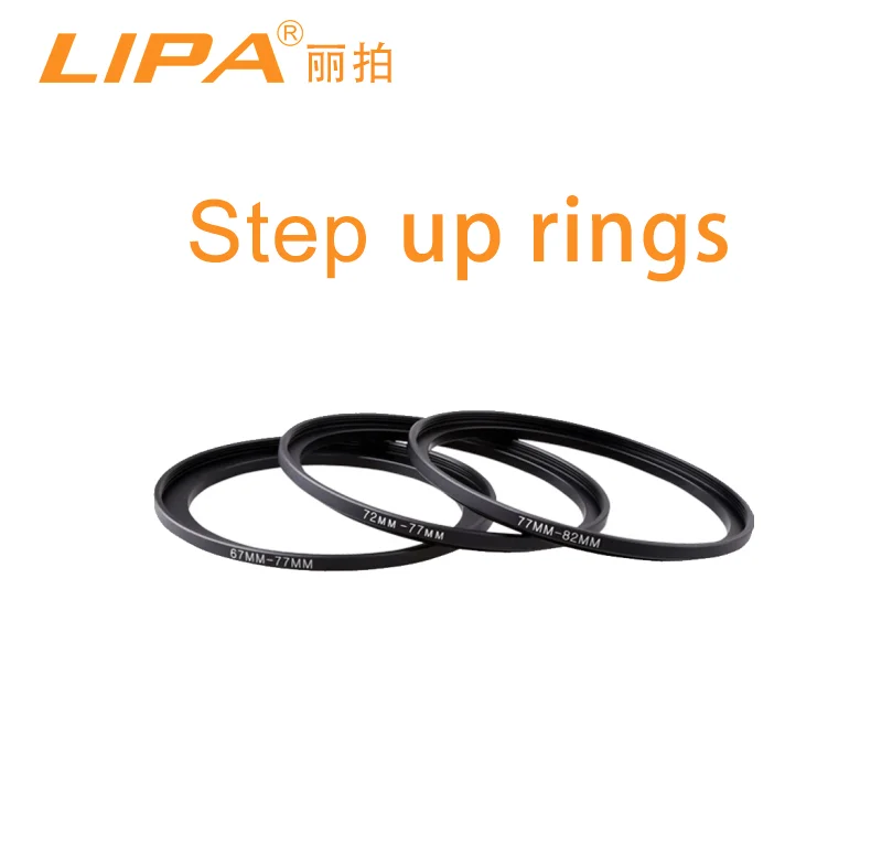 
LIPA Step Up Step Down Adapter Ring Camera Lens Ring Filter ring 