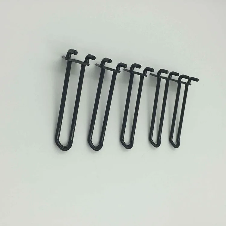 Однозубчатый пластиковый картонный крюк для витрины