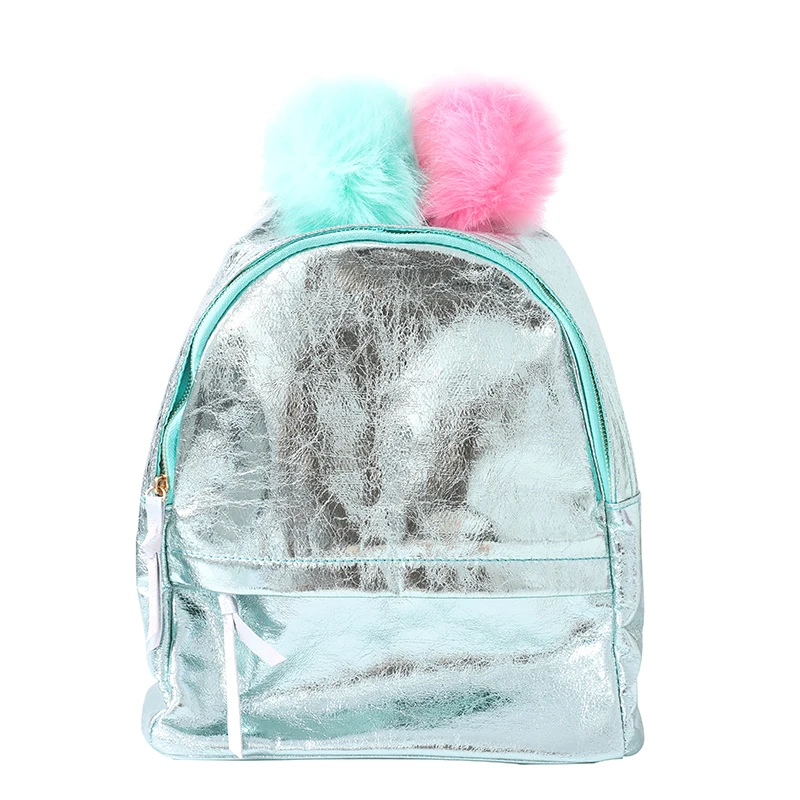 
2019 Design Leather Cute Unicorn Student Supplies Kids Fashion Travel School Glitter Backpack 