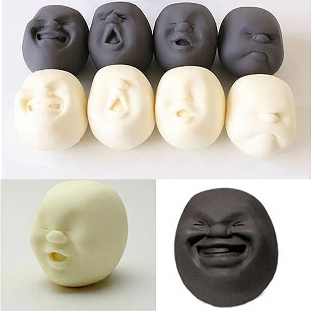
2019 Cute Squishy Stress Ball Japanese Face Squishy Toys Stress Reliver 