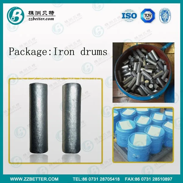 Крестики на основе wc (карбид вольфрама стержней/карбид титана стержни для затвор гидромолота