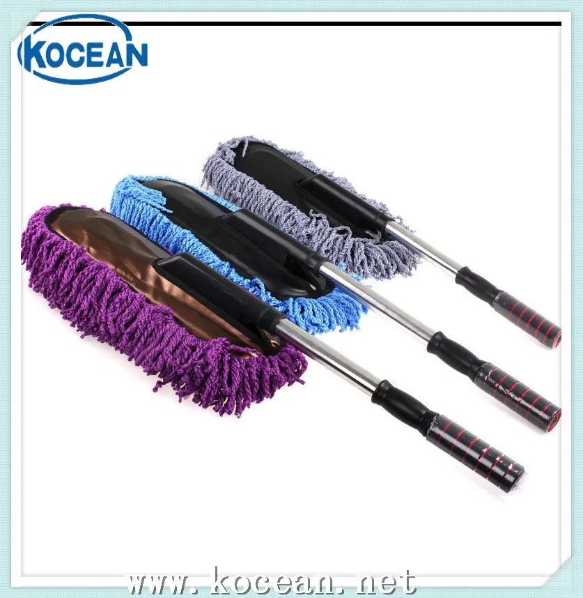 Alibaba Supplier Microfiber Telescopic Long Handle Rod Car Wash Brush