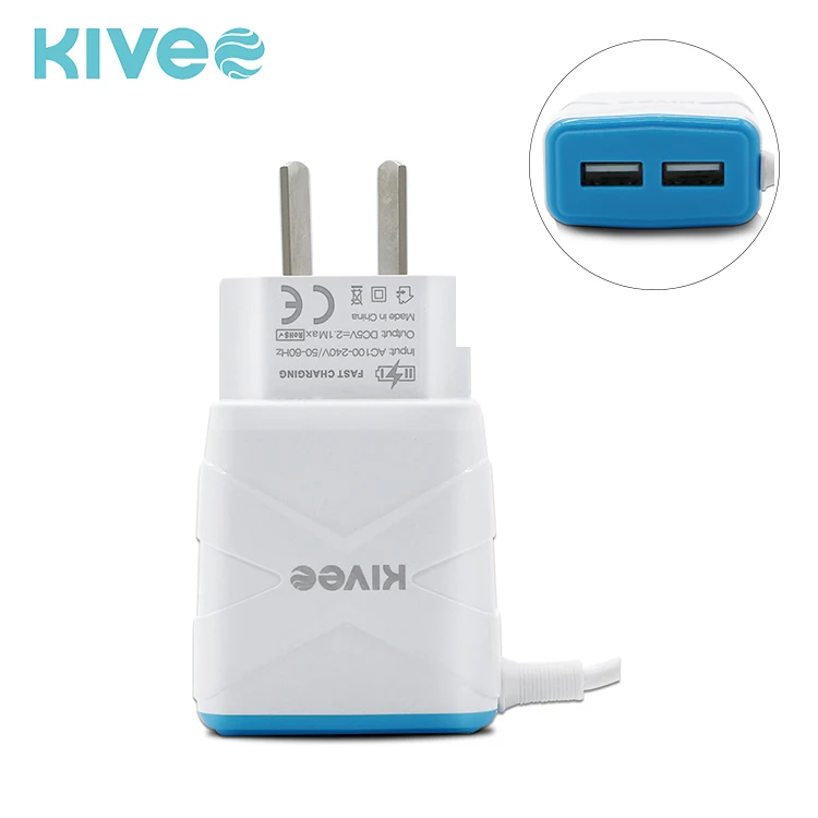 2018 Высокое Качество AU 2 USB порта телефона зарядное устройство для iPhone/микро/Type-C