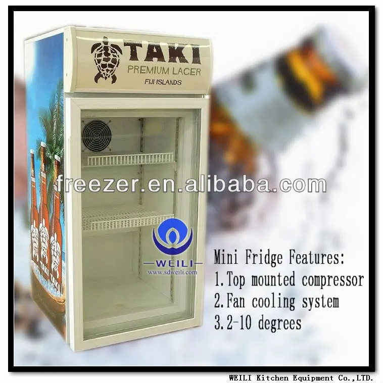 Охлаждения компрессора SC-80FP столешница мини-холодильник с логотипом