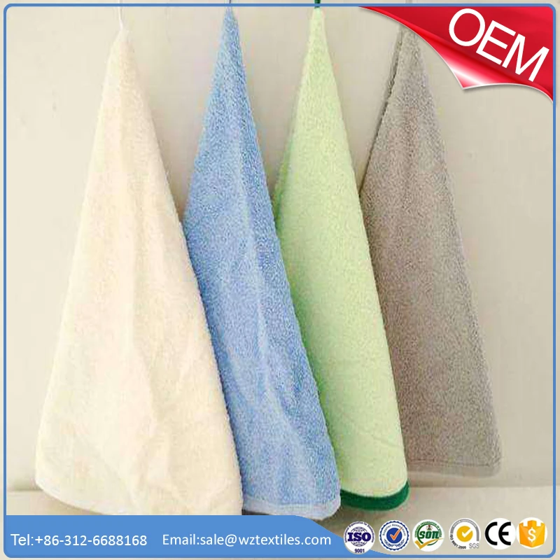 Round terry loop kitchen tea towel with hanging tie wholesale