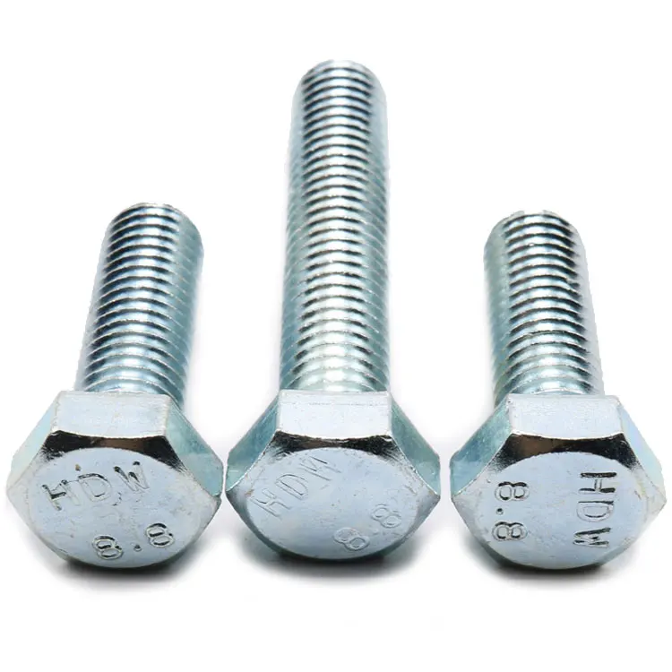 Galvanized hex head bolt 8.8 grade hex bolt
