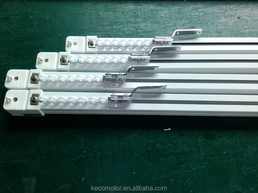 KECO  super quiet electric curtain track system with remote curtain motor of alexa voice control and google home control