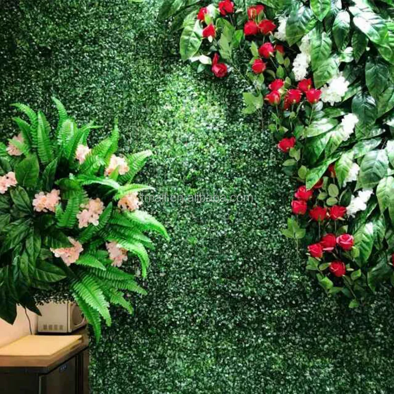 
Wholesale anti-uv artificial vertical garden/greenery/foliage for decking room and garden 