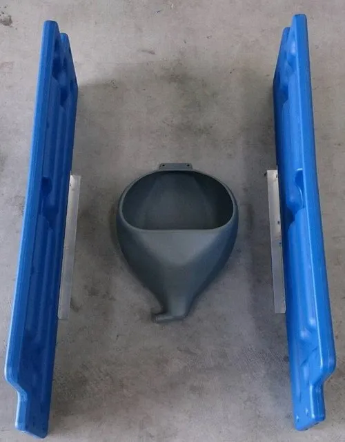 High Density Polyethylene material plastic urinal for construction