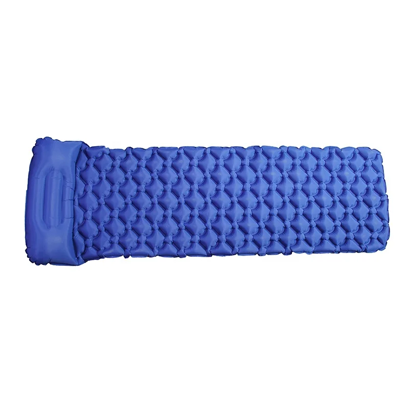 OEM Outdoor Wholesale Travel Camping Mattress Inflatable Sleeping Mat With Pillow