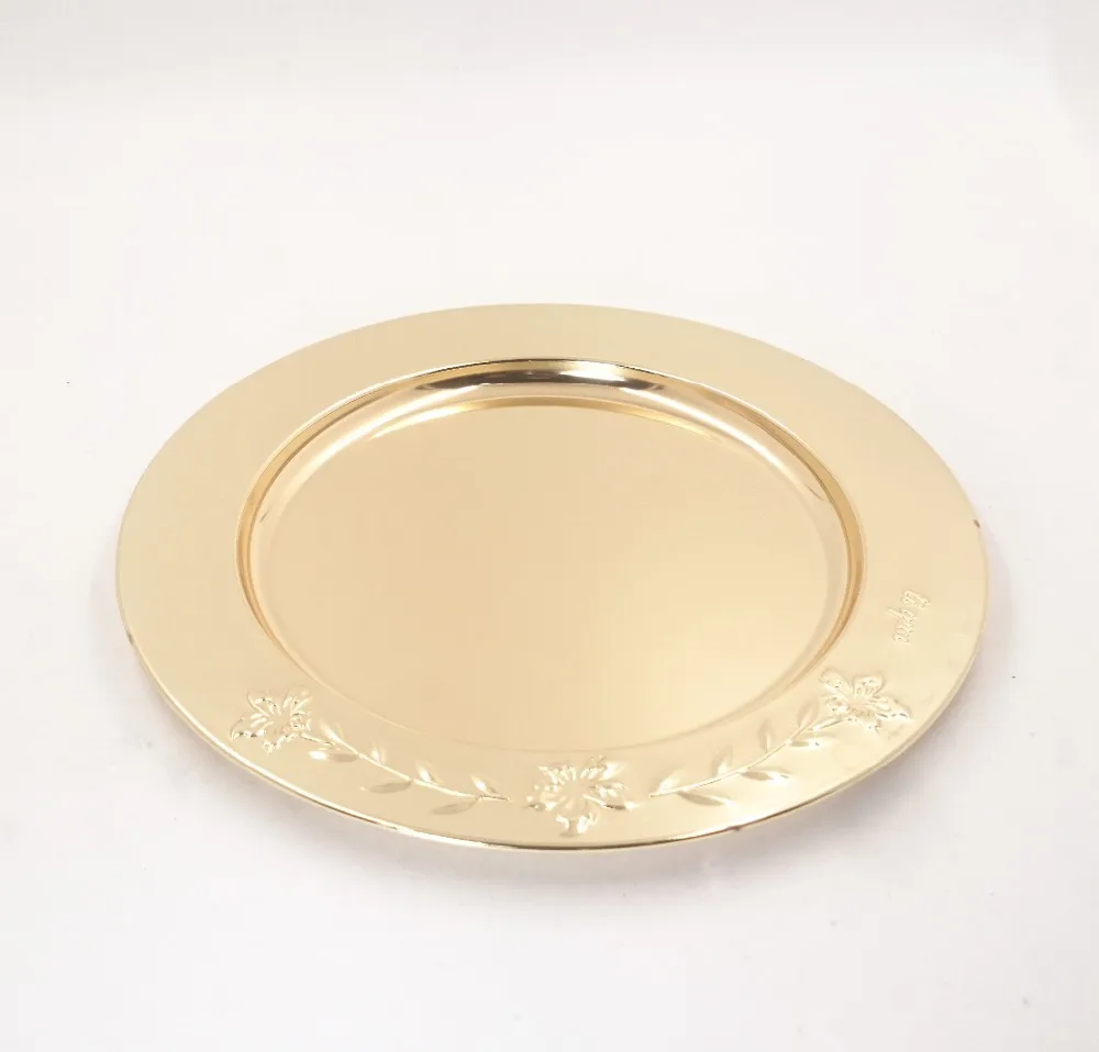 Stainless Steel silver dinner plates