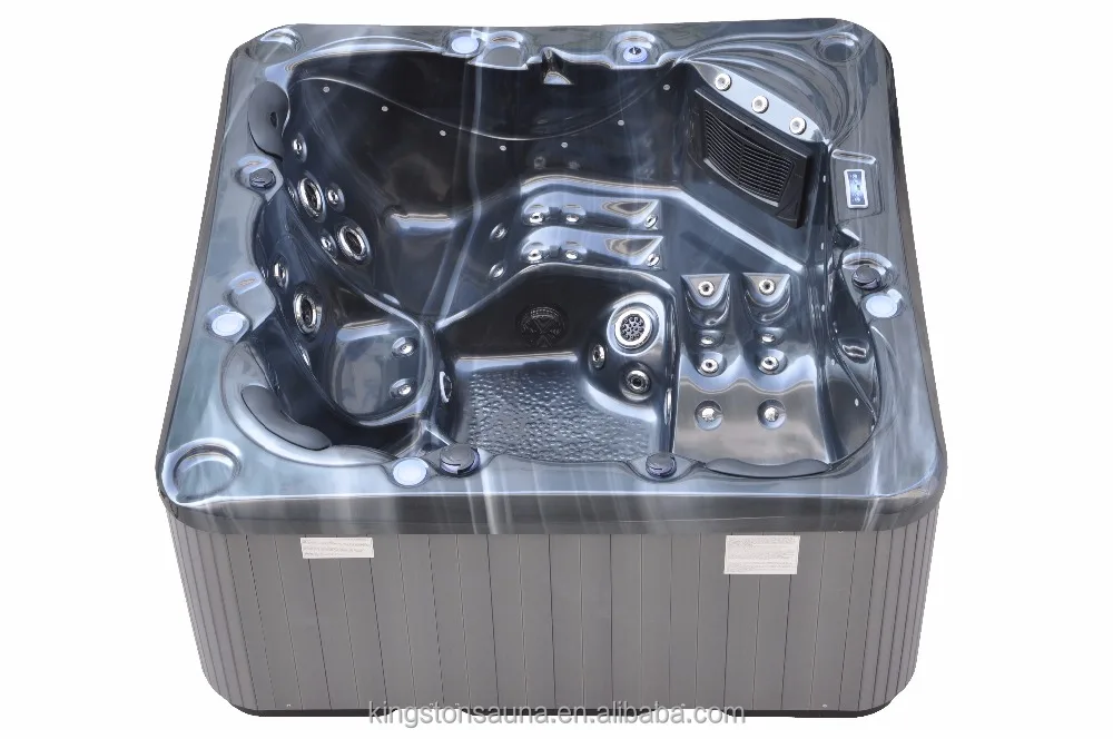 Dark color 5 person with 60Jets 3000w hot tub spa reviews 2018 supplies / Massage Spa / Whirlpool Spa (KGT-JCS-58)