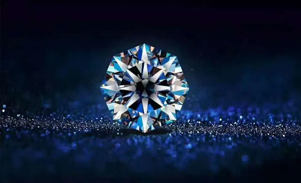 Wholesale 1carat Moissanite Diamond Round 6.5mm White Moissanite Stone