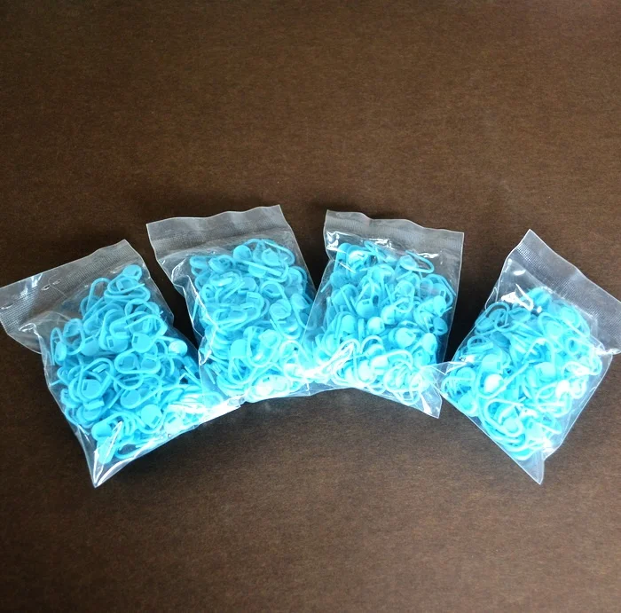 Colorful Plastic Safety Pin Stitch Marker For Knitting Needle