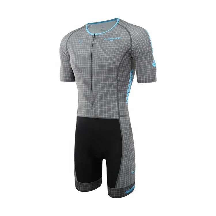 Hot sale racing sport short jersey bike uniform set men short sleeve triathlon clothing